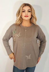 Свитера женские БАТАЛ оптом 43276180 1013-172