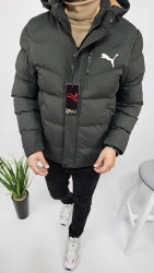 Куртки зимние мужские на меху (хаки) оптом Китай 50632478 02-21