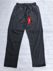 Спортивные штаны мужские БАТАЛ (gray) оптом 30274156 01-3
