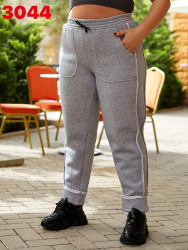 Спортивні штани БАТАЛ на флісі жіночі оптом