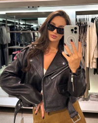 Куртки кожзам женские оптом 63059417 0556-140