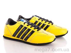 Кроссовки, Veer-Demax оптом B7374 yellow-black
