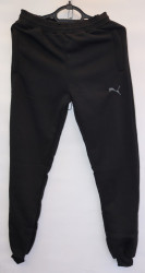 Спортивные штаны юниор на флисе (black) оптом 36870149 09-62
