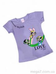 Футболка, Kids-modnik оптом 11029-1 бузковий