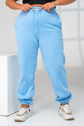 Спортивные штаны женские с начесом оптом 32146805 596-23