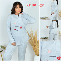 Ночные пижамы женские БАТАЛ оптом 27580619 5010-2-12