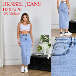 Юбки джинсовые женские DKNSEL оптом 82531674 D202-1