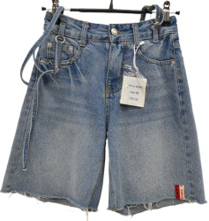 Шорты джинсовые подростковые оптом 43906178 9103-473