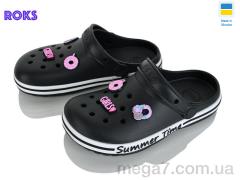 Кроксы, Roks оптом 328 чорний