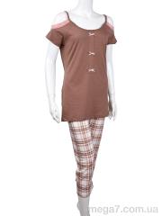 Пижама, Пижама-ОК оптом 1602-014 (04062) brown