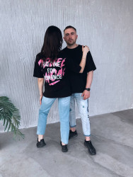 Футболки жіночі (чорний) оптом VALERIA BUTIK