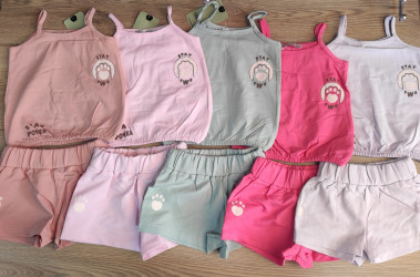 Костюмы детские (мята) оптом Emily kids 56740128 010-17