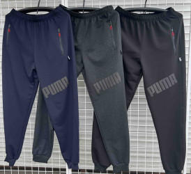 Спортивные штаны мужские (серый) оптом 98560317 002-5