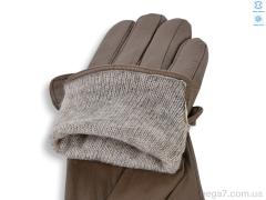 Перчатки, Королева оптом G3-07Ж шкіра вовна brown