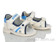 Сандалии, Clibee-ShoSho оптом AB1 white-blue