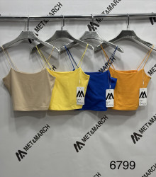 Топы женские (оранжевый) оптом 08935617 6799-103