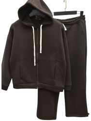 Спортивные костюмы женские на флисе оптом 92140538 125-15