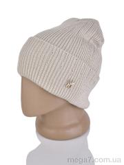 Шапка, Королева оптом CAP 9-14 beige
