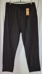 Спортивные штаны женские БАТАЛ на флисе оптом 30764952 014-24
