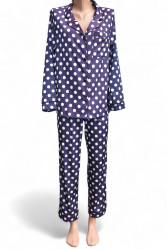 Ночные пижамы женские (фиолетовый) оптом 40763915 М7111-2