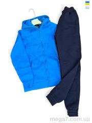 Спортивный костюм, Sport style оптом 811-8023 блакитний з чорним