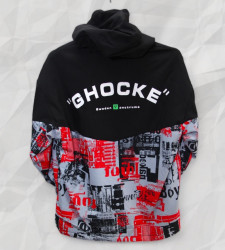 Ветровки подростковые (черный) оптом 78045369 С-02-84