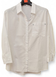 Рубашки женские BASE БАТАЛ оптом 70395416 C8007-119