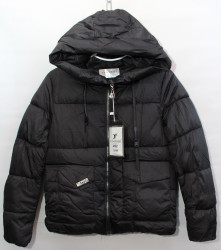 Куртки зимние женские YANUFEIZI (черный) оптом 76830219 202-17