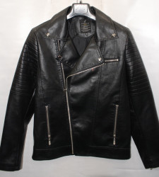 Куртки кожзам мужские FUDIAO (black) оптом 65937410 1827 -140