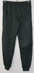 Спортивные штаны юниор на флисе (khaki) оптом 35120497 03-9