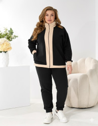 Спортивні костюми жіночі на флісі БАТАЛ оптом ---