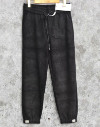 Спортивные штаны женские FUDEYAN БАТАЛ (черный) оптом 71629538 8513-1-12