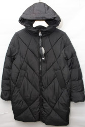 Куртки зимние женские QIANZHIDU ПОЛУБАТАЛ (black) оптом 98436710 M911006-38