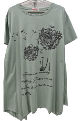 Футболки женские БАТАЛ оптом 18230765 8903-179