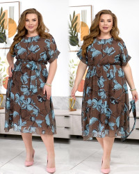 Платья женские БАТАЛ оптом 72360451 515-3