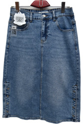 Юбки джинсовые женские БАТАЛ оптом 78543209 67511-201