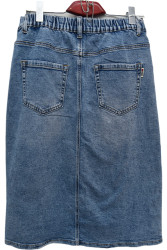 Спідниці джинсові жіночі БАТАЛ оптом DRAGON 