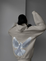 Худі жіночі на флісі оптом INNA 