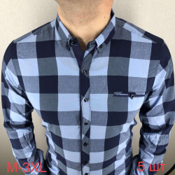 Рубашки мужские VARETTI оптом 89374150 03-35