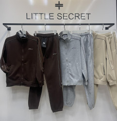 Спортивные костюмы мужские (серый) оптом 43059168 K1001-36