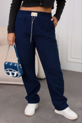 Брюки жіночі на флісі ПОЛУБАТАЛ оптом -