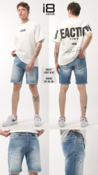 Шорти джинсові чоловічі I8DENIM оптом THREE BLACK 