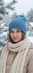 Шапки женские на флисе оптом 31697025 05-150