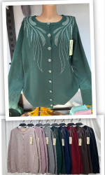 Свитера женские БАТАЛ оптом 46817035 7024-6