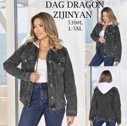 Куртки джинсовые женские оптом DRAGON 70281645 539-16