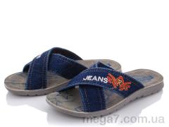 Шлепки, DeMur оптом M6127 blue