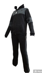 Спортивные костюмы подростковые на флисе (черный) оптом 04675213 02-21
