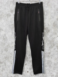 Спортивные штаны мужские HETAI БАТАЛ (черный) оптом 04598617 K1001-5