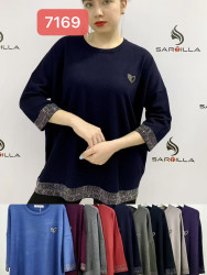 Свитера женские БАТАЛ оптом 72931640 7169-63