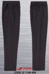 Спортивні штани чоловічі БАТАЛ на флісі (сірий) оптом